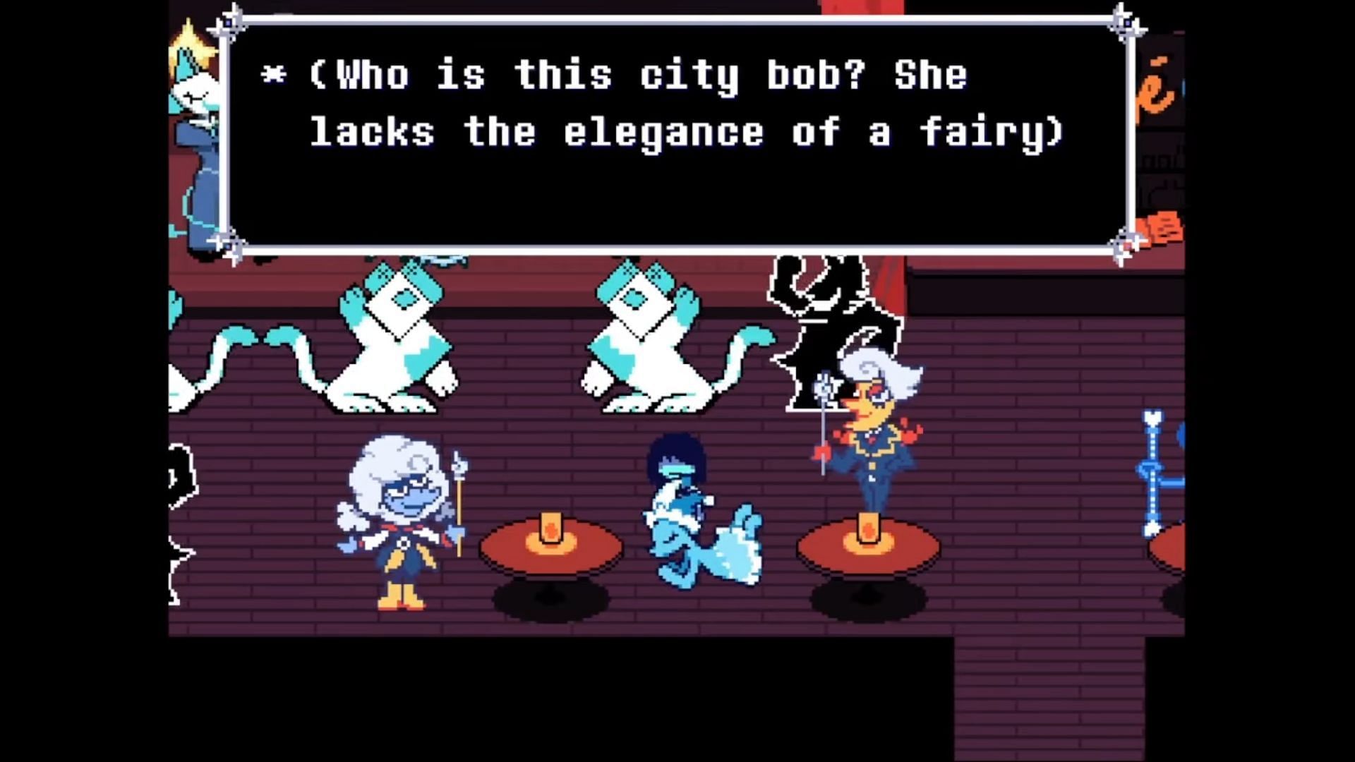 Miss Mizzle in Deltarune (Image via Toby Fox/ YouTube/Whispernyan)